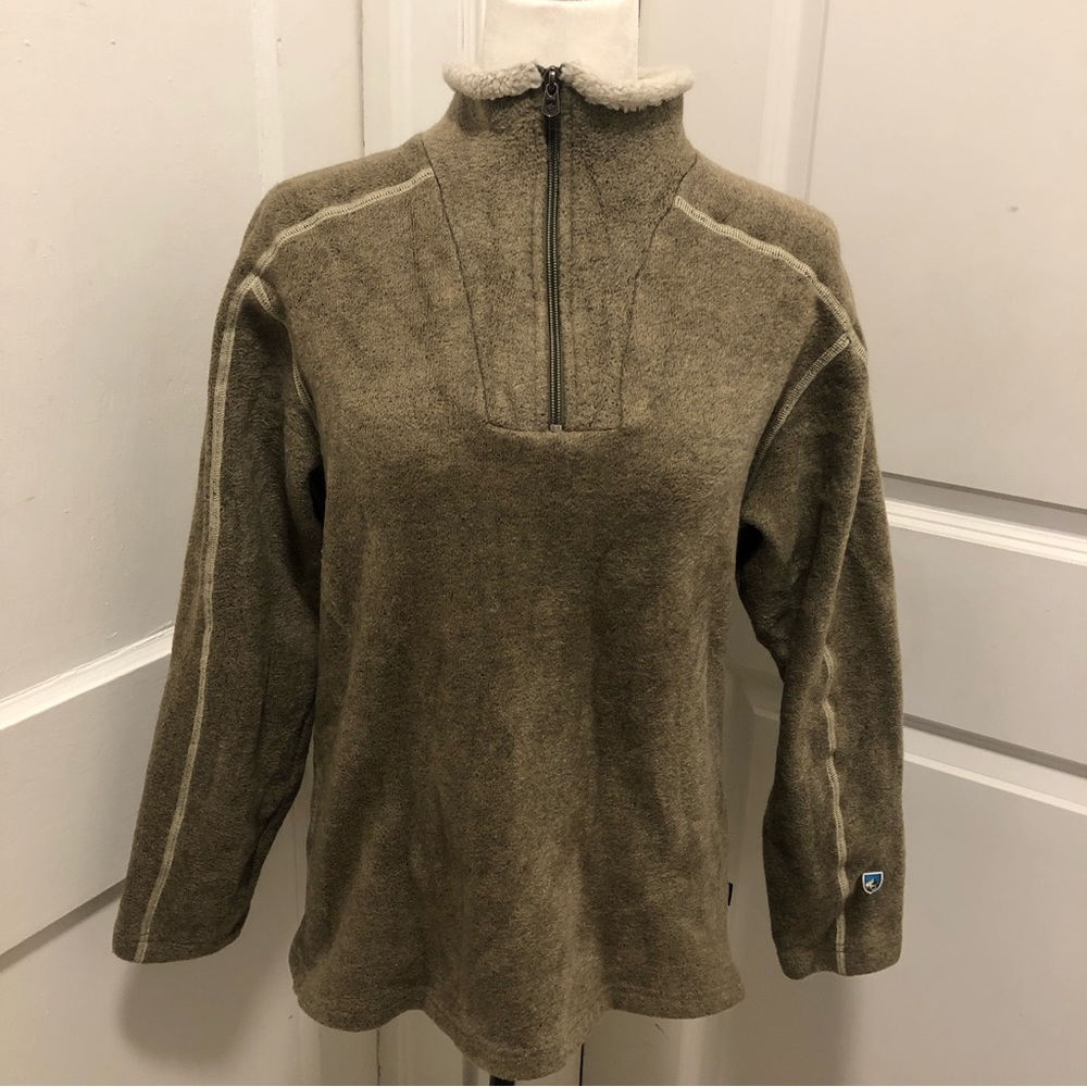 Kuhl ladies half zip sweater size large